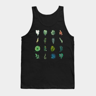 Tropical leaves Tank Top